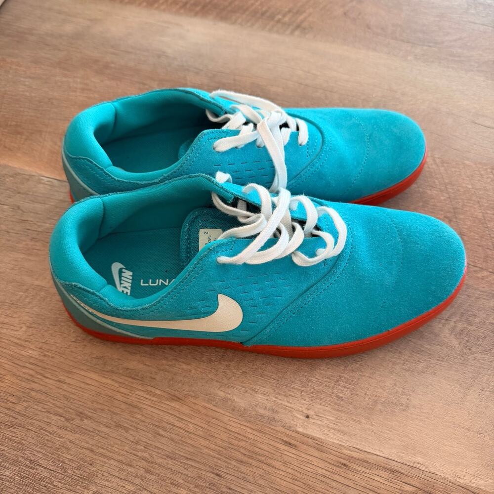 Nike SB Eric Koston 2 Lunar Skate Shoes Turbo Orange Men’s US 8.5 580418-316